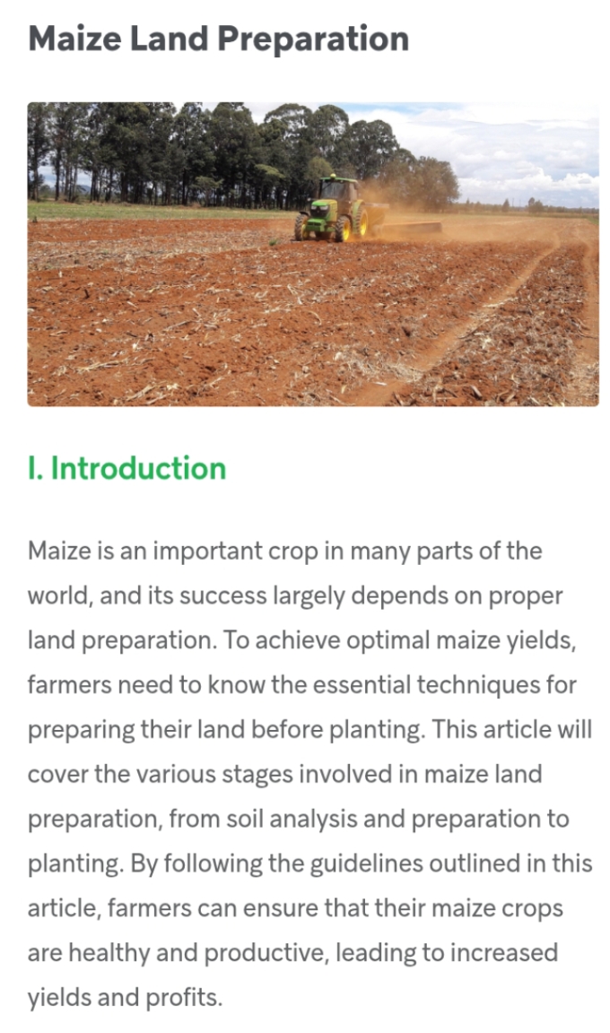 It's a tractor, ploughing a land 